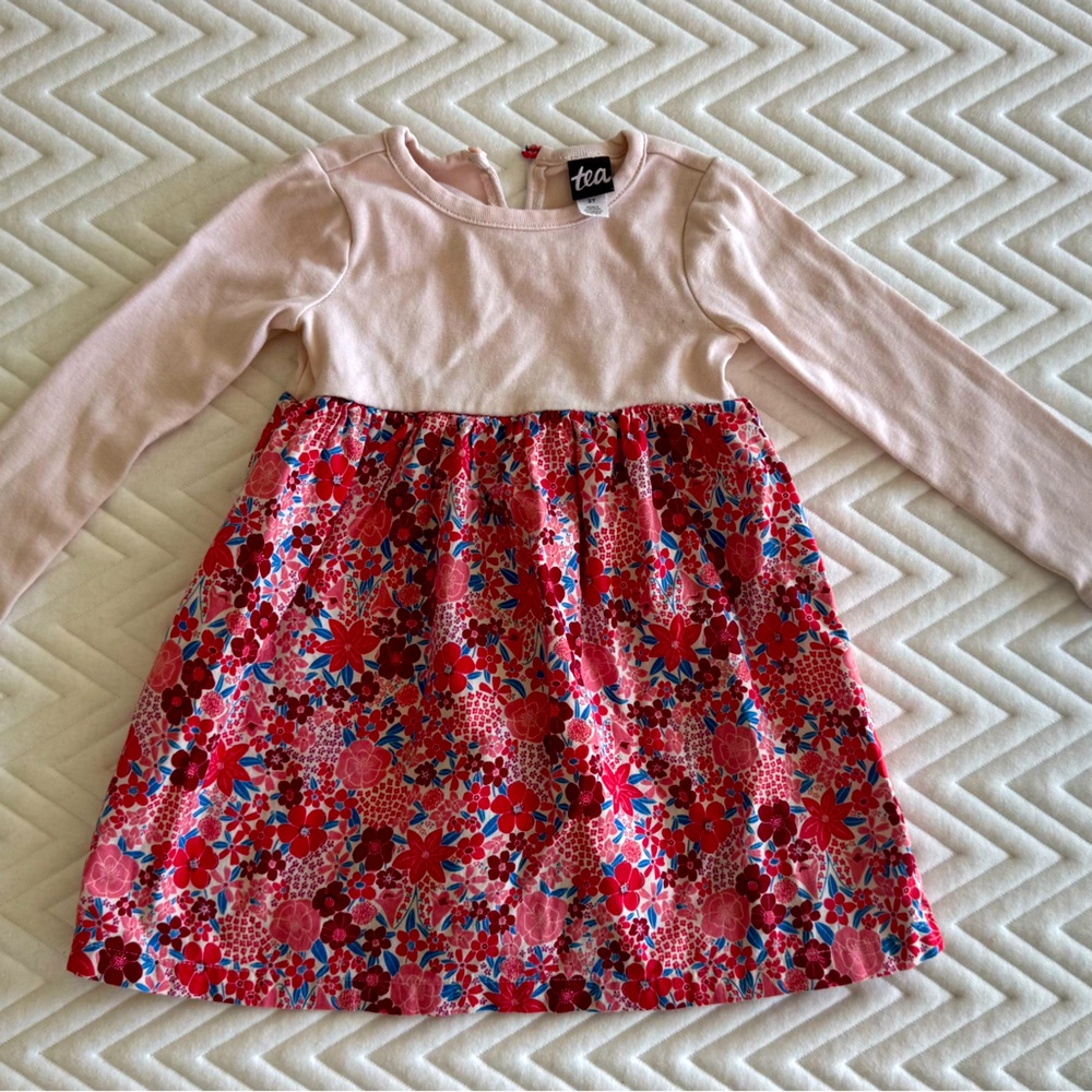 Tea collection beautiful spring floral dress size 2T